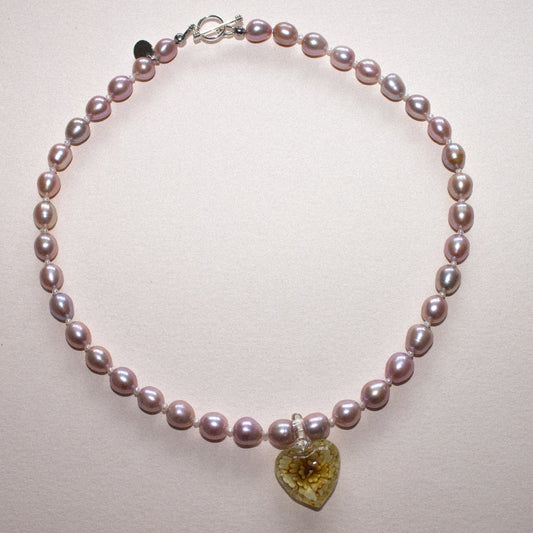 Murano Glass Pearl Necklace
