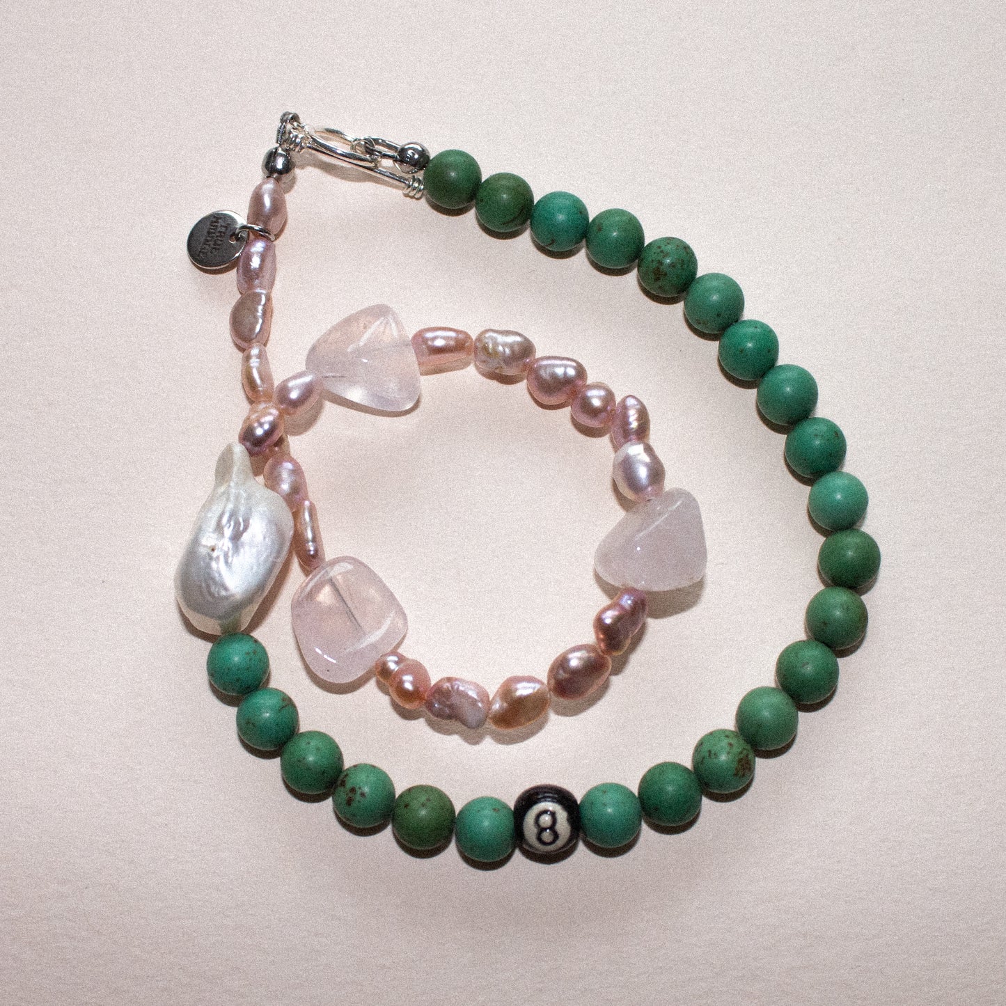 Jade Half & Half Necklace